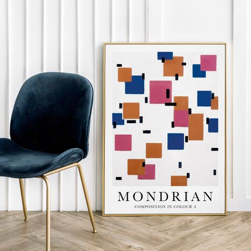 Plakat mondrian obrazy 40x50 cm na Arena.pl