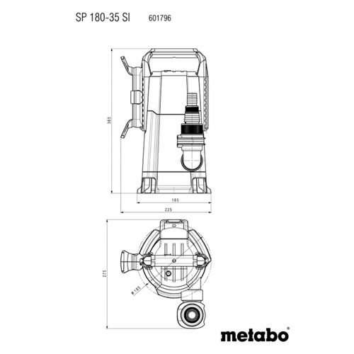 METABO POMPA DO WODY BRUDNEJ SP 180-35 SI na Arena.pl