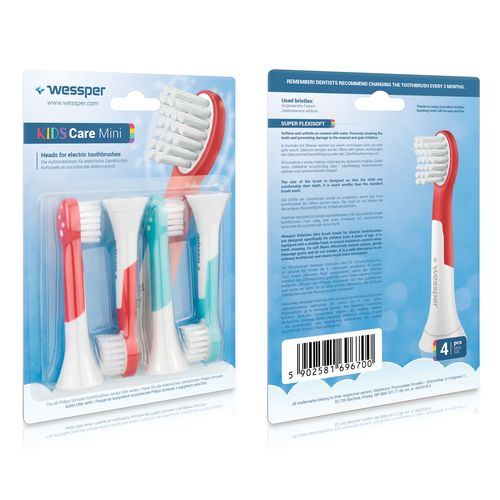 Oryginalne WESSPER KidsCare mini do SONICARE 4x na Arena.pl