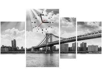70CM 120CM OBRAZ 4 ELEM BROOKLYN NOWY JORK ŚCIENNY