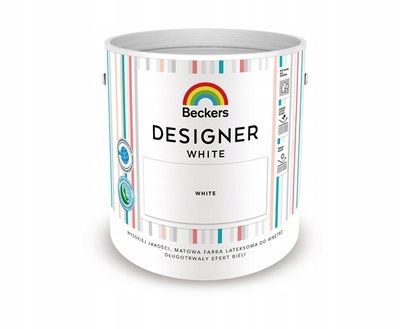 FARBA DO ŚCIAN Beckers Designer White 5L biała zdjęcie 1