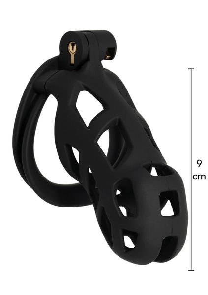 Penis Prison Cock Cage Long Black zdjęcie 4