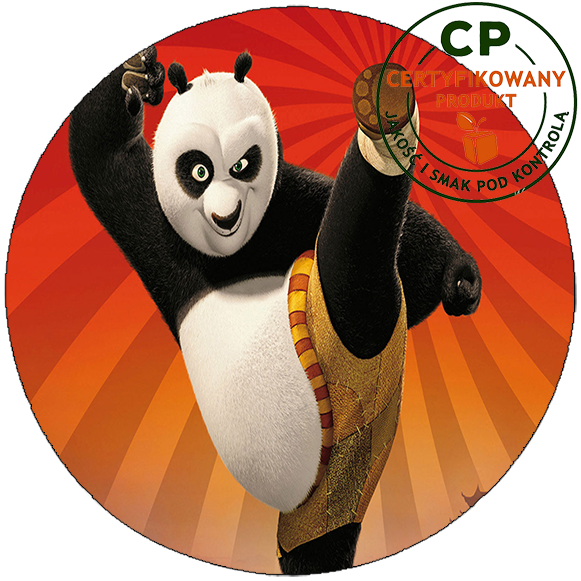 Opłatek na tort Kung fu Panda zdjęcie 1