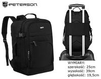 plecak podróżny ptn pp-tok-d-7203 black