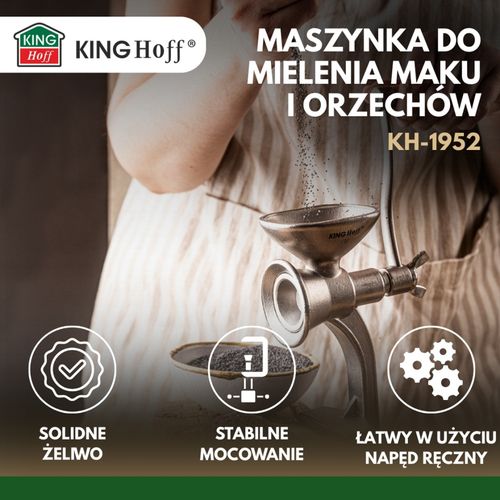 maszynka młynek do mielenia maku orzechów kinghoff kh-1952 na Arena.pl