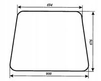 Szyba boczna - bok Massey Ferguson ciągnika MF-255 kabina Lubsko 2
