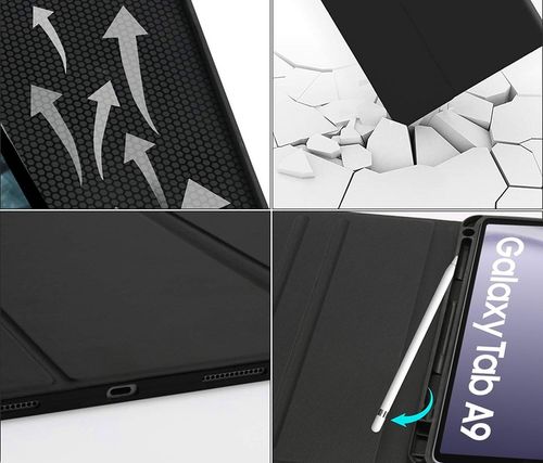 ETUI KLAWIATURA DO SAMSUNG GALAXY TAB A9 + PLUS 11.0" X210 X215 X216 CZARNY na Arena.pl