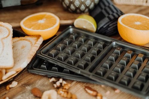 OPIEKACZ GOFROWNICA DO KANAPEK GRILL TORTILA TOST 5W1 OPIEKACZ MOC na Arena.pl