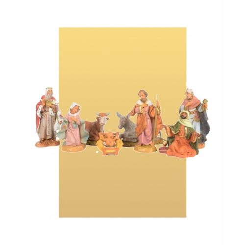 FIGURY DO SZOPKI BOŻONARODZENIOWEJ ŚWIĄTE ORYGINALNE FONTANINI 8 SZTUK 12CM na Arena.pl