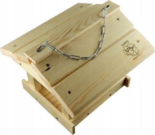 Karmnik dla ptaków do samodzielnego montażu – solidny, drewniany na Arena.pl