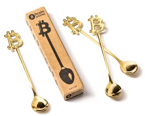 łyżeczki kryptobogacza 3 szt. bitcoin na Arena.pl