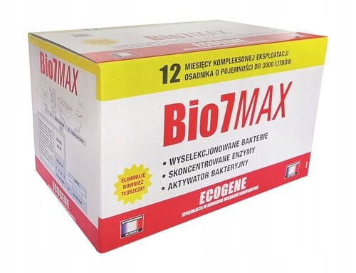 BIO 7 MAX 2KG Bakterie SZAMBA OCZYSZCZALNI bio 7 + kapsułki na Arena.pl