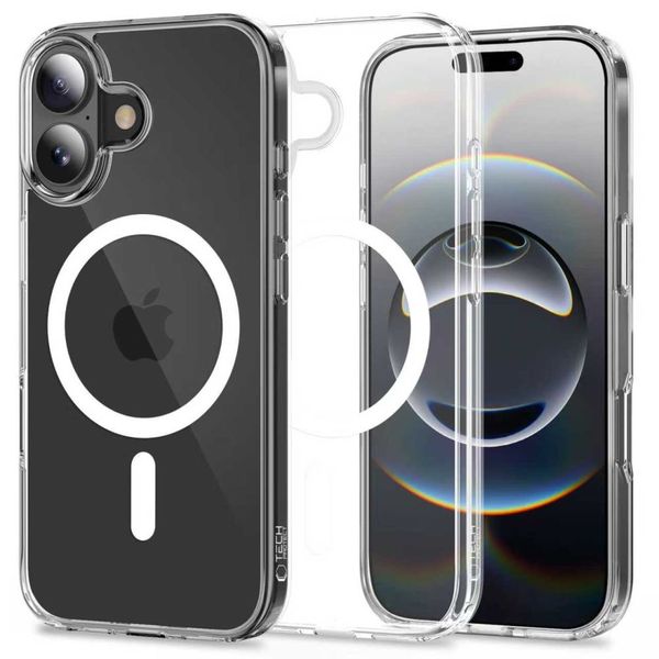 Etui TECH-PROTECT FLEXAIR HYBRID MAGSAFE iPhone 17 Clear zdjęcie 1