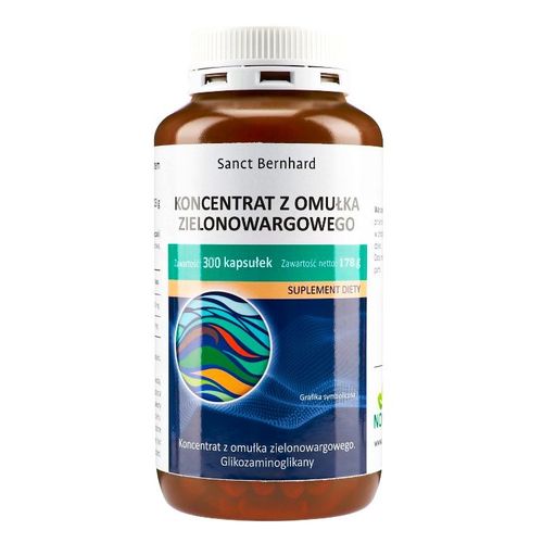 Kapsułki z omułkiem zielonowargowym 300 kap Sanct Bernhard na Arena.pl