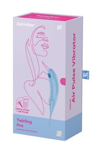 "Stymulator powietrzny Satisfyer Twirling Pro w kolorze niebieskim" na Arena.pl