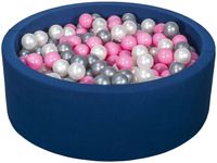 Suchy basen dla dziecka z piłeczkami 150sz granatowy ZABAWA w DOMU OGRODZIE