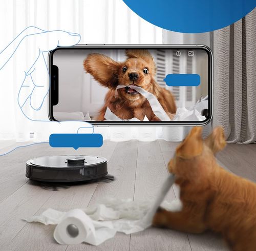 Robot odkurzający z funkcją mycia podłogi ECOVACS T9 AIVI, 5200mAh, Używany na Arena.pl