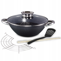 WOK ŻELIWNY 4807 MR 32 CM INDUKCJA KAMILLE