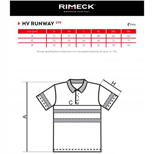 KOSZULKA POLO BHP ODBLASKOWA ROBOCZA Z LOGO x5 na Arena.pl