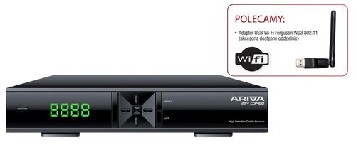 Tuner SAT+DVB-T2 COMBO FERGUSON ARIVA 254 (gniazdo CI) na Arena.pl