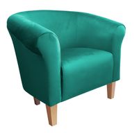 Fotel Milo nogi buk turkus MG20