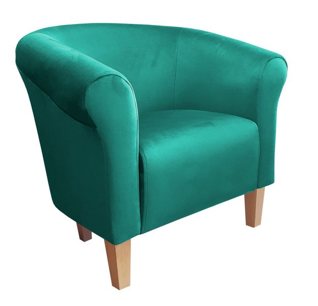Fotel Milo nogi buk turkus MG20 zdjęcie 1