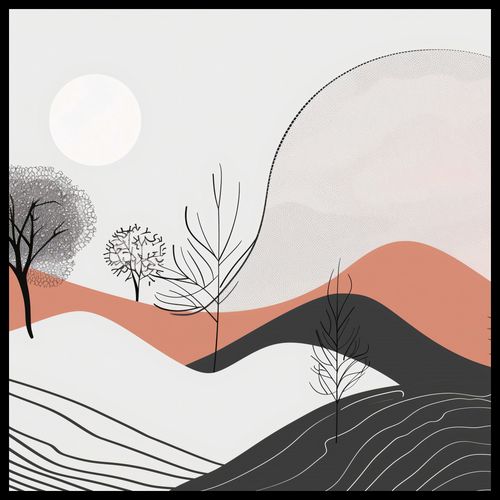 Plakat 80x80cm Półcień Widoku na Arena.pl