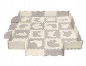 Puzzle piankowe, mata puzzlowa 4x4 zwierzątka