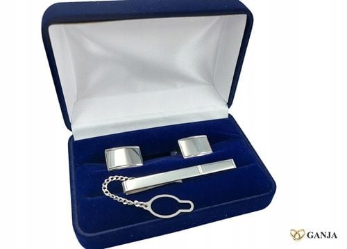 Zestaw Spinka do krawata i Spinki mankiet AG925 na Arena.pl