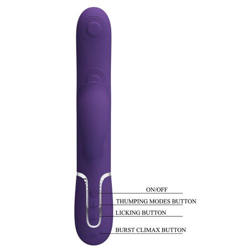 Pretty Love - Gigi Dark Purple, 7 Thumping Functions 7 Licking Modes na Arena.pl