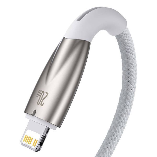 kabel usb-c do lightning baseus glimmer, 20w, 1m (biały) zdjęcie 4