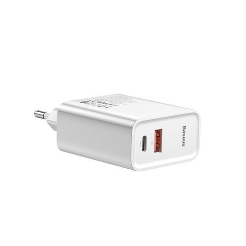 BASEUS SPEED PPS QC3.0 + USB-C NETWORK CHARGER WHITE na Arena.pl