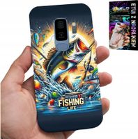 ETUI DO SAMSUNG GALAXY S9 PLUS - WZORY DLA WĘDKARZA, RYBY, DORSZ, ŁOSOŚ