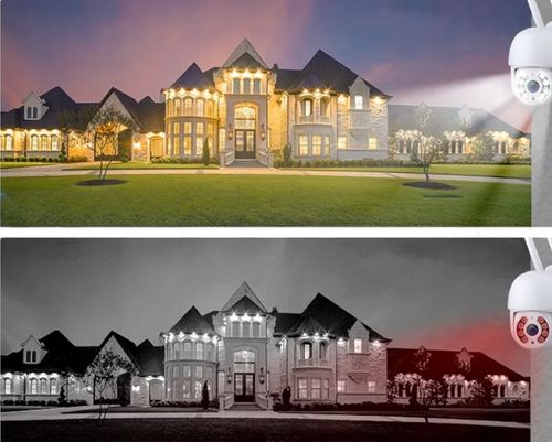 Kamera WiFi SMART IP Zewnętrzna Obrotowa FULL HD 2MPx 1080P 4xZOOM Detekcja na Arena.pl