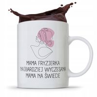 Kubek Prezent Dla Najlepszej Mamy Fryzjerki Z Nadrukiem Ze Zdjęciem