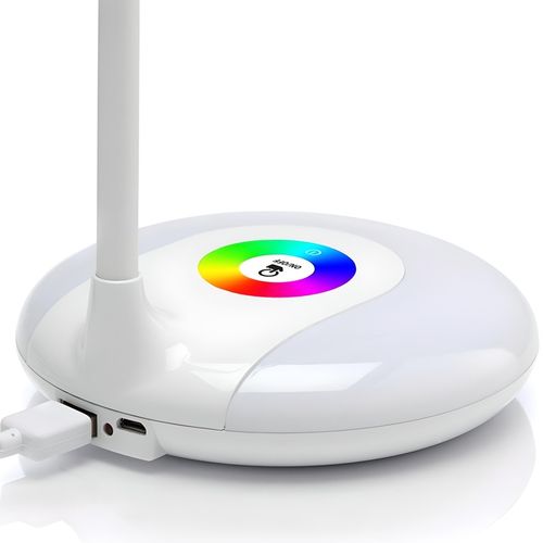 LAMPKA BIURKOWA LED NA BIURKO LAMPA 256 KOLORÓW RGB DO NAUKI DOTYKOWA na Arena.pl