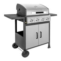 GRILL GAZOWY Z 4 PALNIKAMI BRENNER BR-G4N