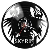 Zegar ścienny z płyty winylowej Skyrim 1816.14
