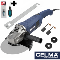 Szlifierka kątowa CELMA Pro PRAg 230GEO 2500W 230mm + wkrętak MAKITA