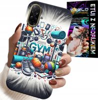 ETUI DO SAMSUNG GALAXY A07 4G - SIŁOWNIA GYM FITNESS SPORT CASE + SZKŁO
