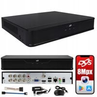 REJESTRATOR ANALOGOWY DO MONITORINGU 8 KANAŁÓW 8MPx DVS PODGLĄD ZDALNY DVS