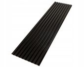 Lamele ścienne na płycie HDF - 275 cm x 40,5 cm - CZARNY 905