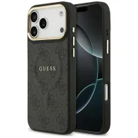 etui guess 4g pu classic logo magsafe na iphone 17 pro max - czarne