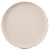 Talerz Deserowy Płytki Mały na Ciasto Deser Ceramiczny Kremowy 20,5 cm