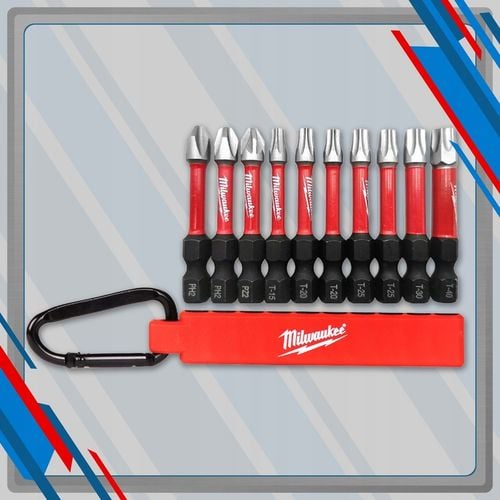 Bity udarowe do WKRĘTARKI zestaw 10 szt. Milwaukee KARABIŃCZYK na Arena.pl