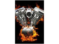 OBRAZ SILNIK V2 HARLEY DAVIDSON