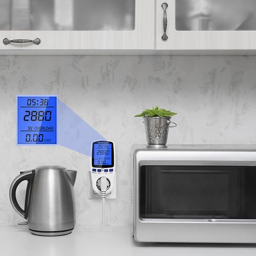 Qoltec Watomierz Licznik zużycia energii PM0626 3680W 16A LCD na Arena.pl