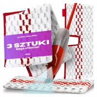 3X WKŁAD DO MOPA PŁASKIEGO Z SPRYSKIWACZEM NAKŁADKA MIKROFIBRY SPRAY