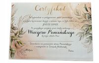 Certyfikat Przyszła Panna Młoda Wieczór Panieński + Antyrama