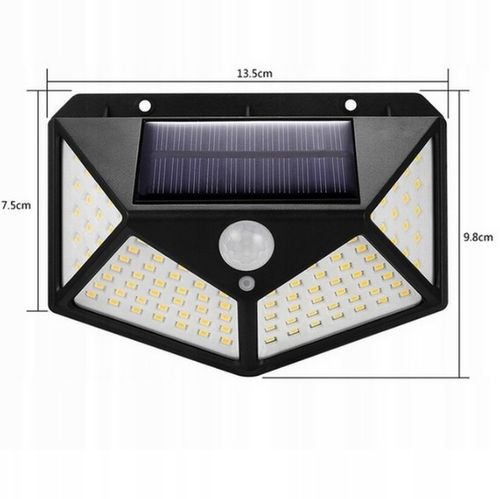 Lampa Solarna z Czujnikiem RUCHU ZMIERZCHU LAMPY 100 LED SOLARNE na Arena.pl
